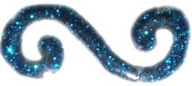 Контур в стикере Glitter 3D 28мл СИНІЙ
