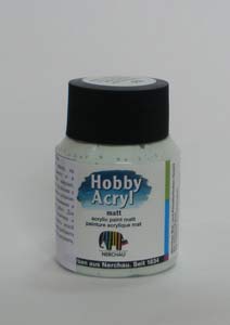 Фарба акрилова прочная "Hobby Аcryl" 59мл ЛЮМИНЕСЦЕНТНЫЙ