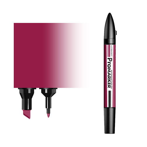 ProMarker перм.прозор.на спирт.осн.двосторонн.(кругл/скошен.) W&N БУРГУНСЬКИЙ R424