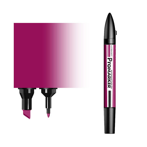 ProMarker перм.прозор.на спирт.осн.двосторонн.(кругл/скошен.) W&N БОРДОВИЙ ТЕМНИЙ M544