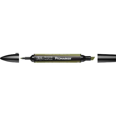 ProMarker перм.прозор.на спирт.осн.двосторонн.(кругл/скошен.) W&N ОЛИВКОВИЙ Y724