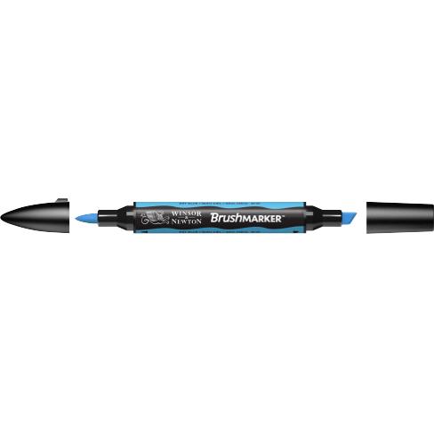 BrushMarker перм.прозор.на спирт.осн.двосторонн.(скошен./пензлич.) W&N НЕБЕСНО-БЛАКИТНИЙ B137
