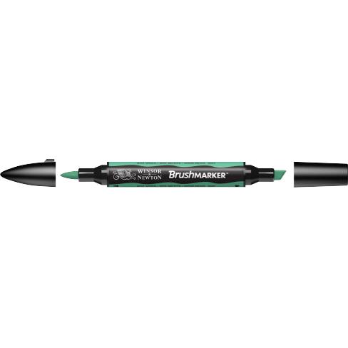 BrushMarker перм.прозор.на спирт.осн.двосторонн.(скошен./пензлич.) W&N ЗЕЛЕНА М'ЯТА G637