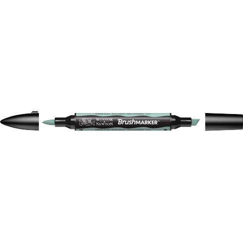 BrushMarker перм.прозор.на спирт.осн.двосторонн.(скошен./пензлич.) W&N БЛАКИТНА ГАЛЬКА C217