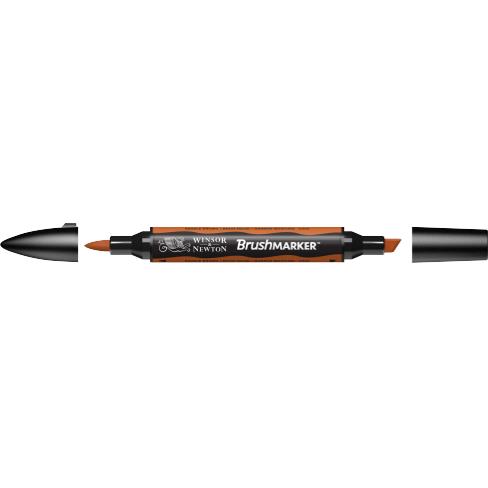 BrushMarker перм.прозор.на спирт.осн.двосторонн.(скошен./пензлич.) W&N КОРИЧНЕВА ШКІРА O345