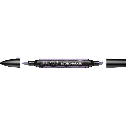 BrushMarker перм.прозор.на спирт.осн.двосторонн.(скошен./пензлич.) W&N ЛИЛОВЫЙ V327