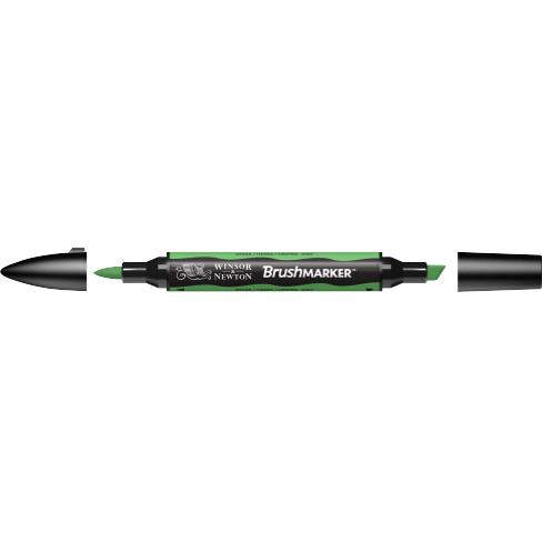 BrushMarker перм.прозор.на спирт.осн.двосторонн.(скошен./пензлич.) W&N ЗЕЛЕНИЙ ТРАВ'ЯНИЙ G457
