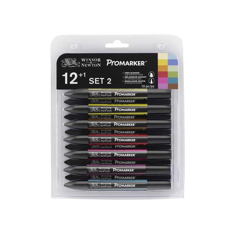 Набір маркерів на спирт.осн."ProMarker W&N " 12шт. (Set 2)