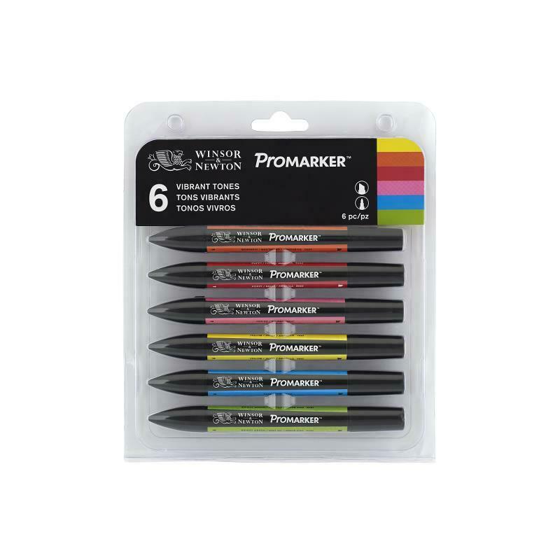 Набір маркерів на спирт.осн."ProMarker W&N " 6шт. КОЛЬОРОВИЙ