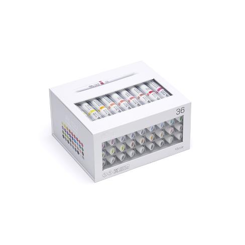 Набір маркерів на спирт.осн.Pigment Marker 36шт.ВЕЛИКИЙ