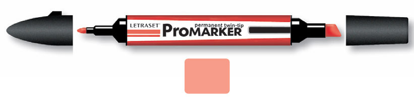 ЗНЯТІ З ВИР-ВА,ProMarker перм.прозр.двухсторонний на спирт.осн.КОРАЛЛОВЫЙ R937 /783077 CORA