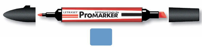 ProMarker перм.прозор.на спирт.осн.двосторонн.(кругл/скошен.) ВАСИЛЬКОВЫЙ B617 /783206 CORN