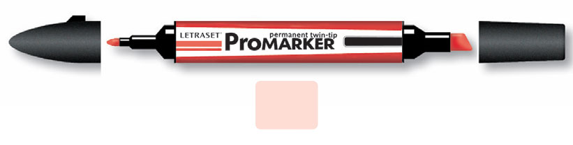 ЗНЯТІ З ВИР-ВА,ProMarker перм.прозор.на спирт.осн.двосторонн.(кругл/скошен.) РОЗА БЛЕДНАЯ O518 /7830