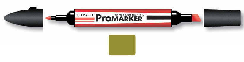ЗНЯТІ З ВИР-ВА,ProMarker перм.прозор.на спирт.осн.двосторонн.(кругл/скошен.) ЗЕЛЕНИЙ МОХ Y334 /78455