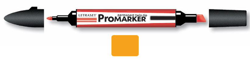 ЗНЯТІ З ВИР-ВА,ProMarker перм.прозр.двухсторонний на спирт.осн.ЖОВТА ТЫКВА O467 /784661 PUMP
