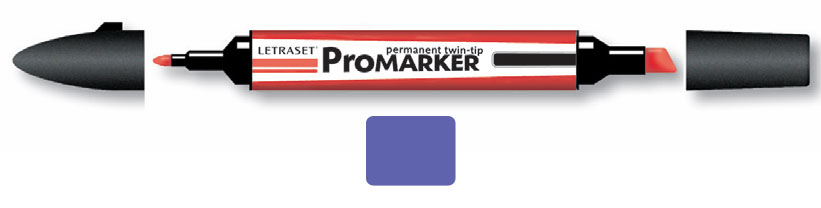 ЗНЯТІ З ВИР-ВА,ProMarker перм.прозор.на спирт.осн.двосторонн.(кругл/скошен.) ФІОЛЕТОВИЙ V245 /013730