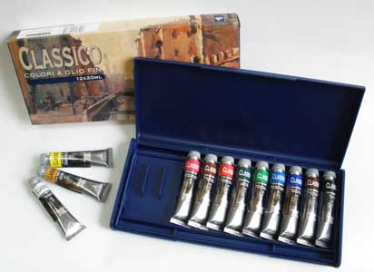 Н-р масл.фарб "Classico" в пластик.кор.(12 х20мл)