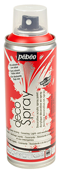 !Нет скидок Аерозоль-Фарба акрилова Decospray Pebeo 200мл| РОЖДЕСТВЕНСКИЙ ЧЕРВОНИЙ