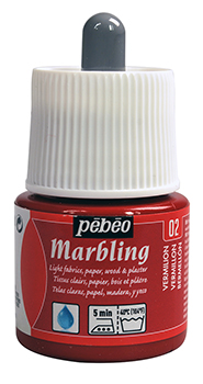 Фарба д/марморування "Marbling" Pebeo 45мл ВЕРМИЛЬОН