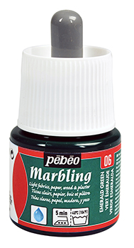 Фарба д/марморування "Marbling" Pebeo 45мл СМАРАГДОВИЙ