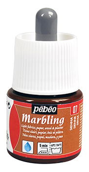 Фарба д/марморування "Marbling" Pebeo 45мл СИЕНА