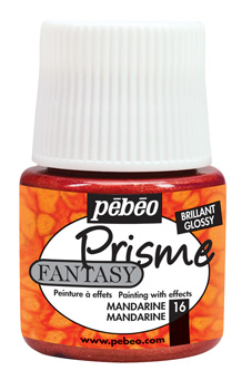 !Нет скидок Фарба лакова для всіх поверхонь Fantasy Prisme Pebeo 20мл МАНДАРИН /16