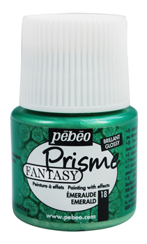 !Нет скидок Фарба лакова для всіх поверхонь Fantasy Prisme Pebeo 20мл ИЗУМРУД /18