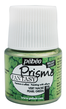 !Нет скидок Фарба лакова для всіх поверхонь Fantasy Prisme Pebeo 20мл ЗЕЛЕНИЙ ПЕРЛАМУТР /19