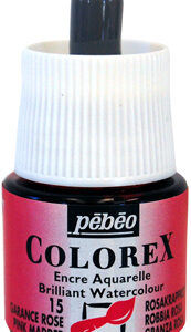 !БЕЗ ЗНИЖОК Рідка акварель (концентрат) Colorex Pebeo 45мл РОЖЕВА МАРЕНА