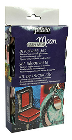 ЗНЯТІ З ВИР-ВАR Набір фарб лакових для всіх поверхонь"Fantasy moon" Pebeo 12х20мл