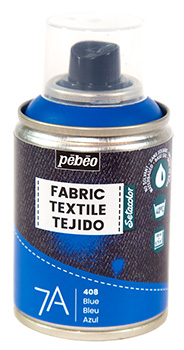!БЕЗ ЗНИЖОК Аерозоль-фарба по світл та темн.тканинам 7A SPRAY Pebeo 100мл СИНІЙ