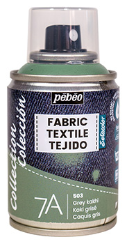 !БЕЗ ЗНИЖОК ЗНЯТІ З ВИР-ВА,Аерозоль-фарба по світл та темн.тканинам 7A SPRAY Pebeo 100мл COLLECTION