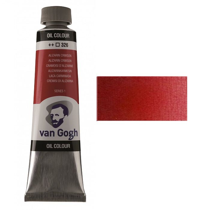 Фарба олійна Van Gogh 40мл|АЛІЗАРИНОВИЙ ЧЕРВОНИЙ (326)