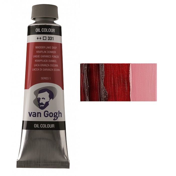Фарба олійна Van Gogh 40мл|МАРЕНОВИЙ ЧЕРВОНИЙ ТЕМНИЙ (331)