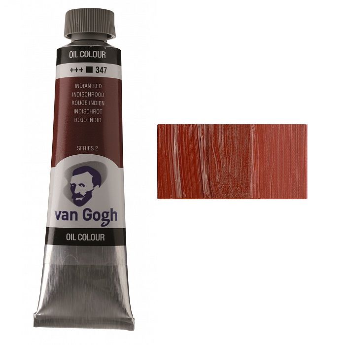 Фарба олійна Van Gogh 40мл|ІНДІЙСЬКА ЧЕРВОНА (347)