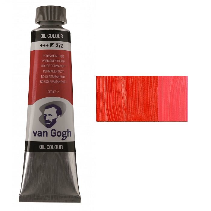 Фарба олійна Van Gogh 40мл|ЧЕРВОНИЙ ПЕРМАНЕНТНИЙ (372)