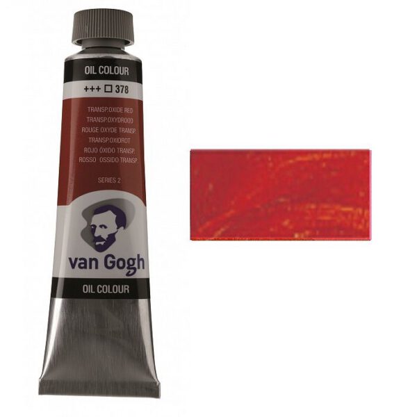 Фарба олійна Van Gogh 40мл ОКИС ЧЕРВОНИЙ ПРОЗОРИЙ (378)
