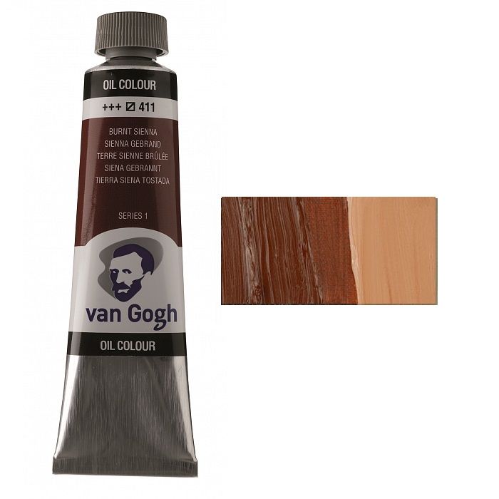 Фарба олійна Van Gogh 40мл|СІЄНА ПАЛЕНА (411)