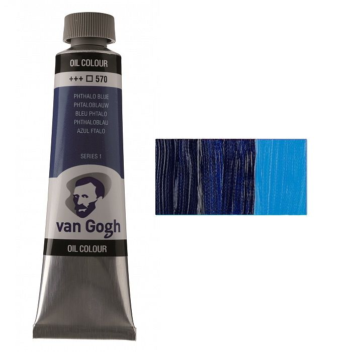 Фарба олійна Van Gogh 40мл|СИНЯ ФЦ (570)