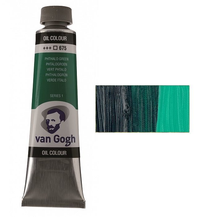 Фарба олійна Van Gogh 40мл|ЗЕЛЕНА ФЦ (675)