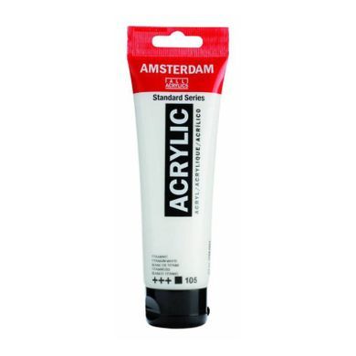 Фарба акрилова Amsterdam 120мл БІЛИЛА ТИТАНОВІ