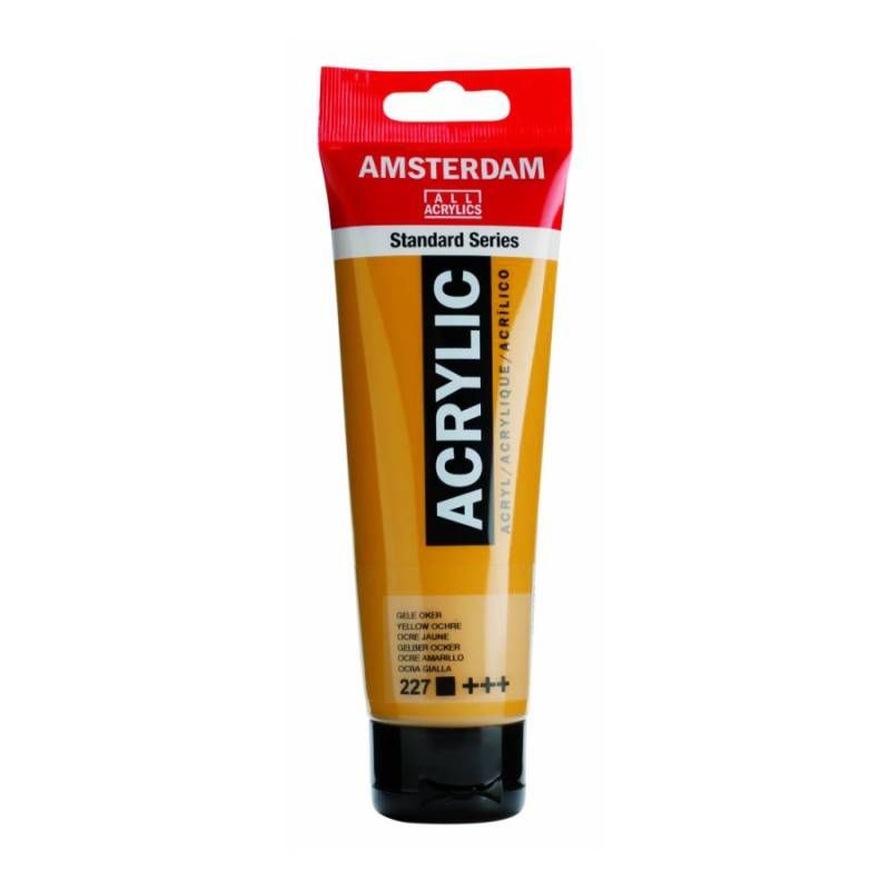 Фарба акрилова Amsterdam 120мл ОХРА ЖОВТА (227)