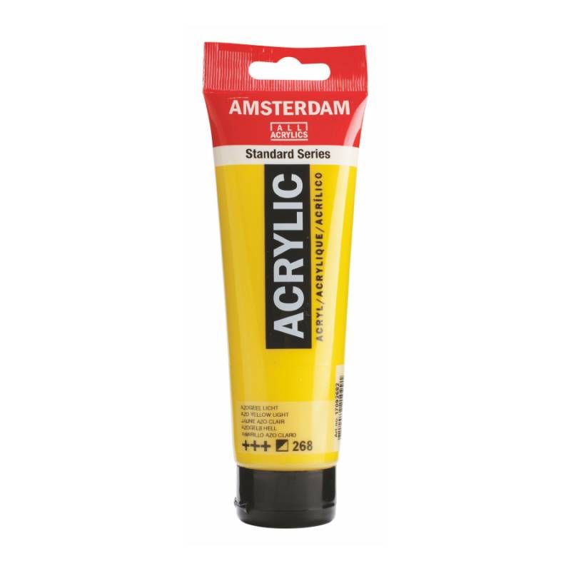 Фарба акрилова Amsterdam 120мл ЖОВТИЙ СВІТЛИЙ (268)