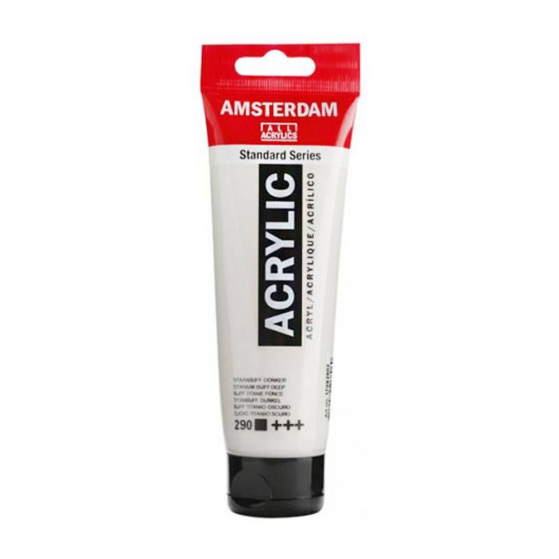 Фарба акрилова Amsterdam 120мл ТИТАНОВЫЙ БУФ ТЕМНИЙ (290)