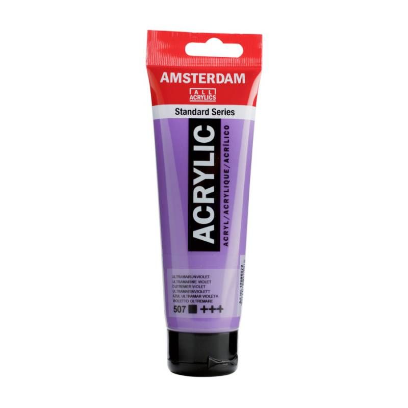 Фарба акрилова Amsterdam 120мл УЛЬТРАМАРИН ФІОЛЕТОВИЙ (507)