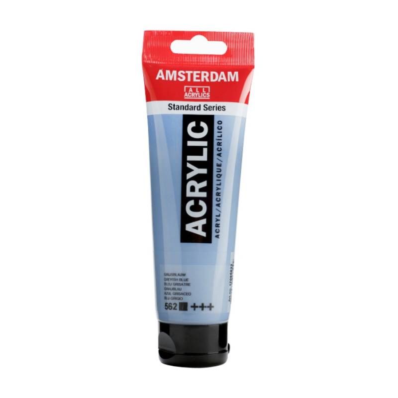 Фарба акрилова Amsterdam 120мл СІРО-БЛАКИТНИЙ (562)