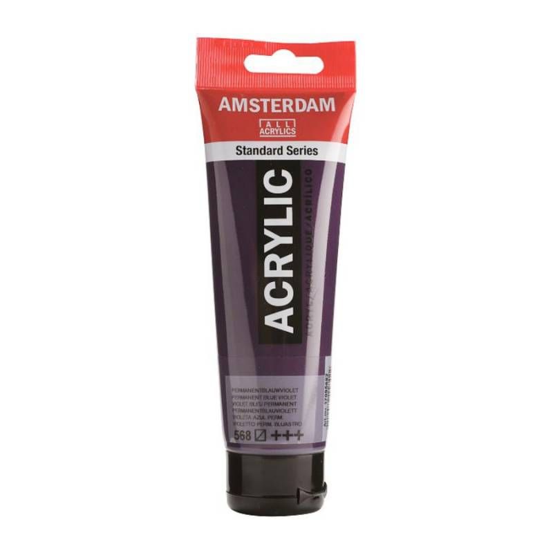 Фарба акрилова Amsterdam 120мл СИНЕ-ФІОЛЕТОВИЙ ПЕРМАНЕНТНЫЙ (568)