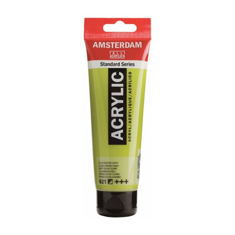 Фарба акрилова Amsterdam 120мл ОЛИВКОВИЙ ЗЕЛЕНИЙ (621)