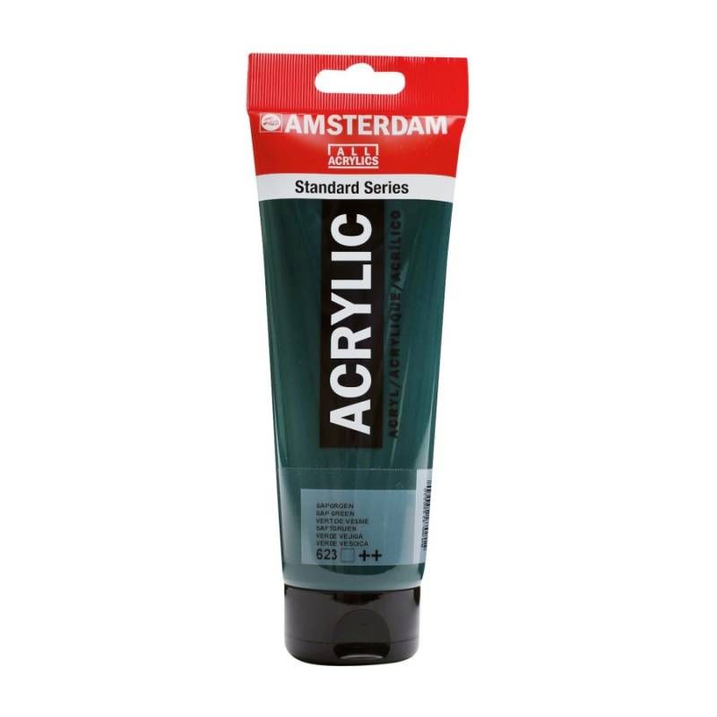 Фарба акрилова Amsterdam 120мл СОЧНЫЙ ЗЕЛЕНИЙ (623)
