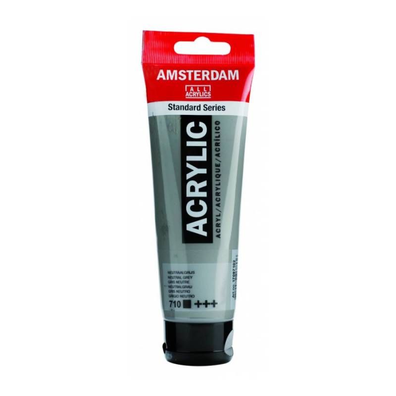 Фарба акрилова Amsterdam 120мл СІРИЙ НЕЙТРАЛЬНЫЙ (710)